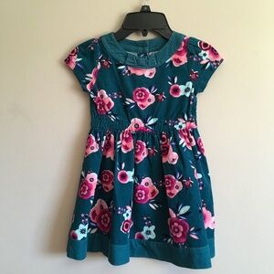 Gymboree Little Girl Sleeveless Floral Dress size 4T.